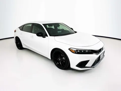 White 2022 Honda Civic Hatchback Sport for sale in Indio, CA