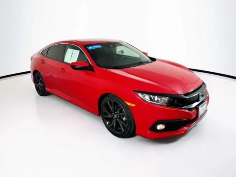 Red 2019 Honda Civic Sport for sale in Indio, CA