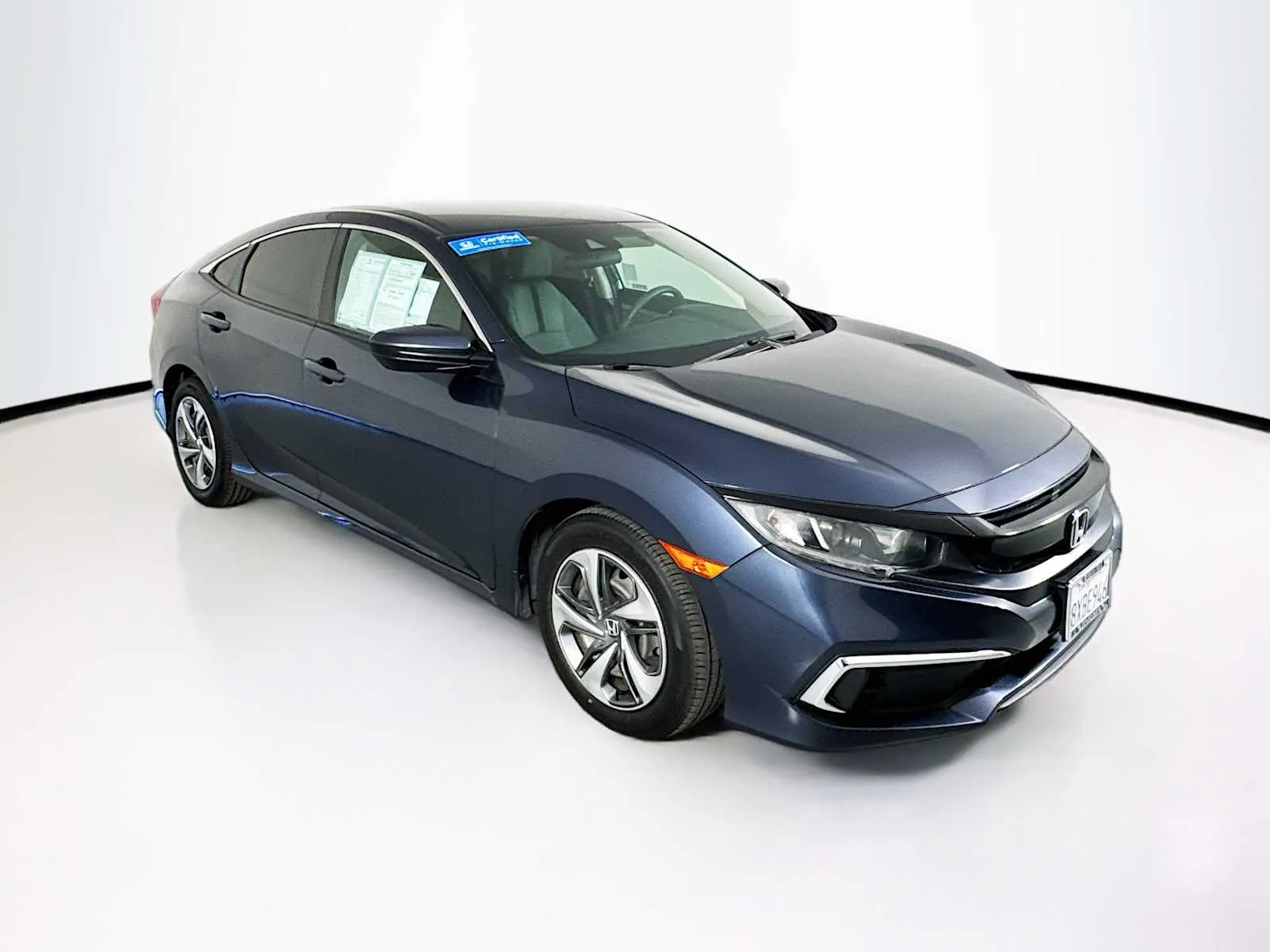 Blue 2021 Honda Civic LX for sale in Indio, CA