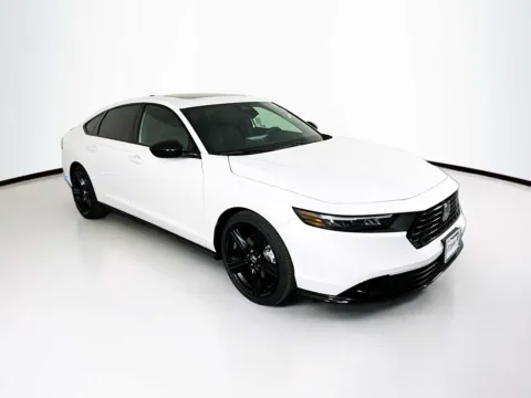 White 2025 Honda Accord Hybrid Sport-L for sale in Indio, CA