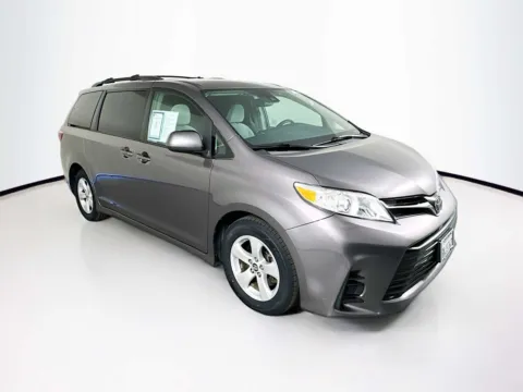 Gray 2019 Toyota Sienna LE for sale in Indio, CA