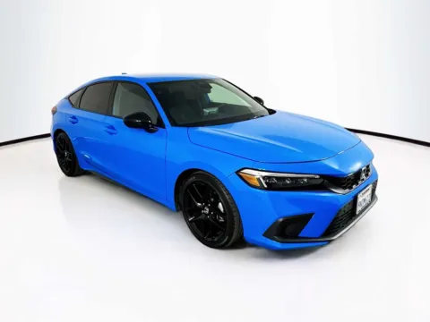Blue 2024 Honda Civic Hatchback Sport for sale in Indio, CA