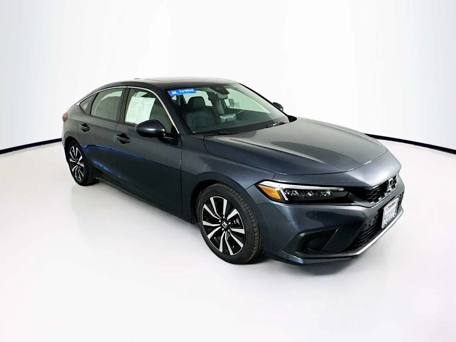 Gray 2023 Honda Civic Hatchback EX-L for sale in Indio, CA