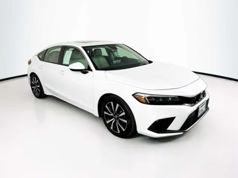 White 2022 Honda Civic Hatchback EX-L for sale in Indio, CA