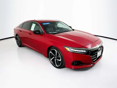 Red 2021 Honda Accord Sport SE for sale in Indio, CA
