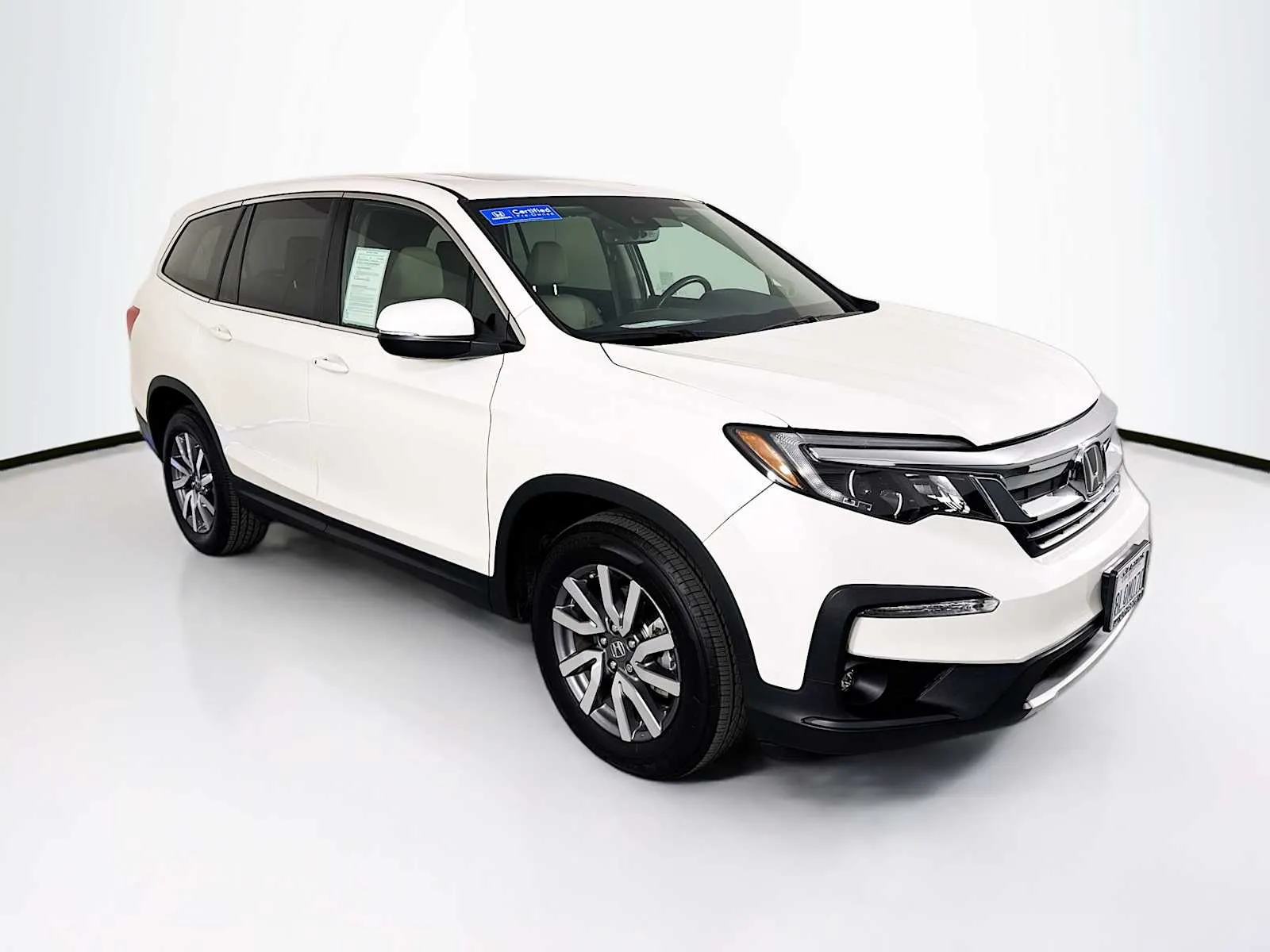 White 2019 Honda Pilot EX-L w/Navi & RES for sale in Indio, CA