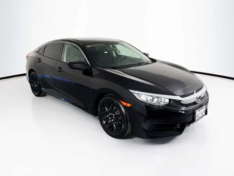 Black 2018 Honda Civic LX for sale in Indio, CA