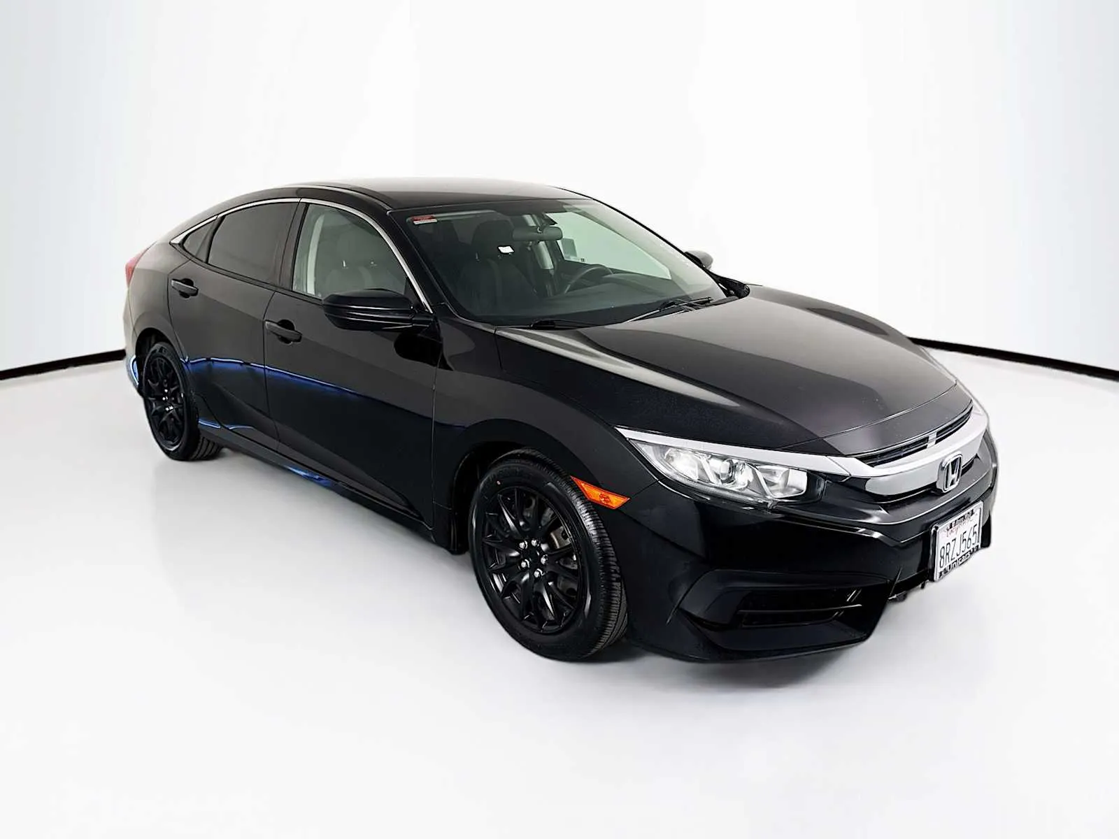 Black 2018 Honda Civic LX for sale in Indio, CA