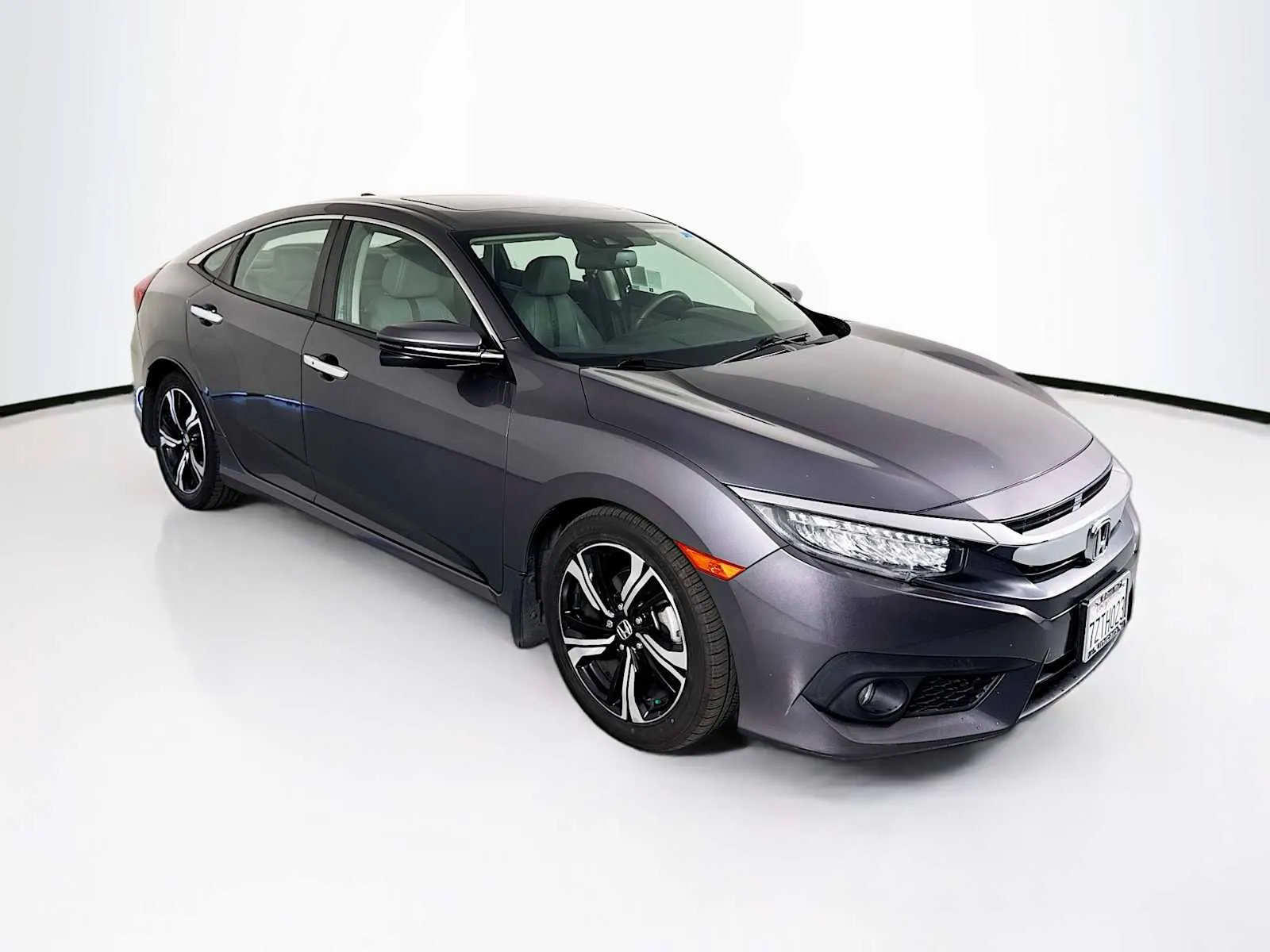 Gray 2017 Honda Civic Touring for sale in Indio, CA