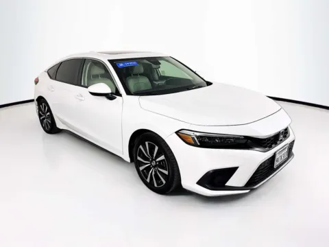 White 2024 Honda Civic Hatchback EX-L for sale in Indio, CA