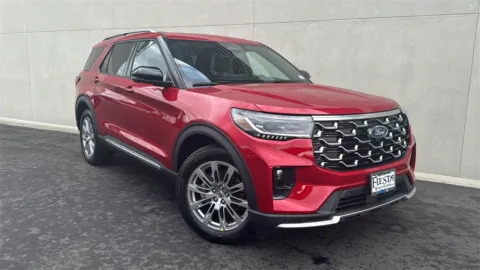 Red 2026 Ford Explorer Platinum for sale in Indio, CA