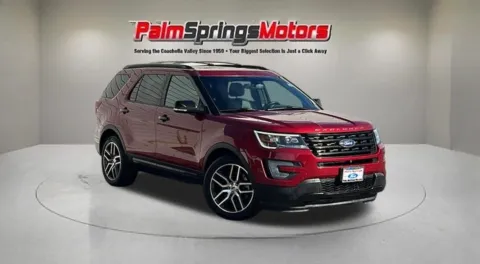 Red 2017 Ford Explorer Sport for sale in Indio, CA