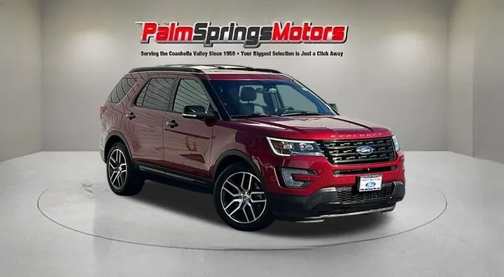 Red 2017 Ford Explorer Sport for sale in Indio, CA