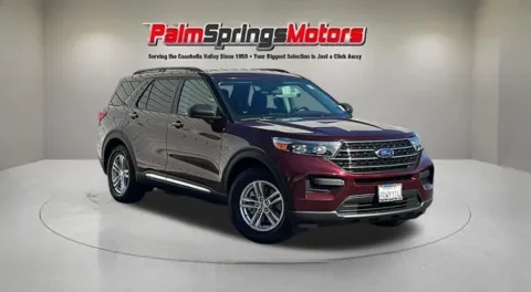 Red 2022 Ford Explorer XLT for sale in Indio, CA