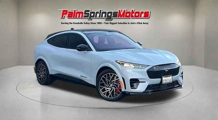 White 2021 Ford Mustang Mach-E GT for sale in Indio, CA