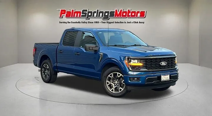 Blue 2024 Ford F-150 STX for sale in Indio, CA