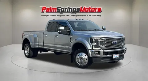 Silver 2022 Ford F-450SD Lariat for sale in Indio, CA