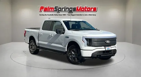White 2025 Ford F-150 Lightning Flash for sale in Indio, CA