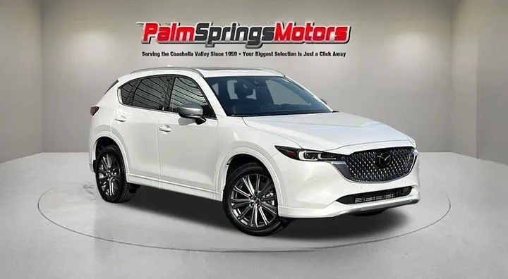 White 2024 Mazda CX-5 2.5 Turbo Signature for sale in Indio, CA