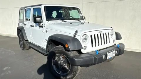 White 2017 Jeep Wrangler Unlimited Sport for sale in Indio, CA