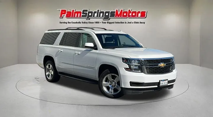 White 2016 Chevrolet Suburban LT for sale in Indio, CA