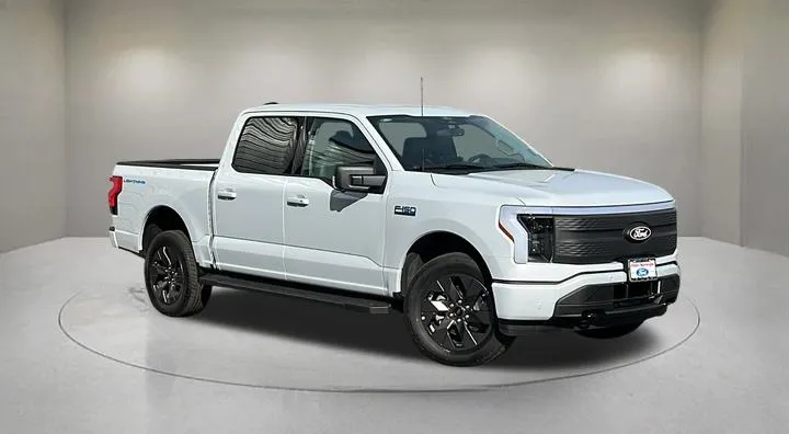 White 2025 Ford F-150 Lightning Flash for sale in Indio, CA