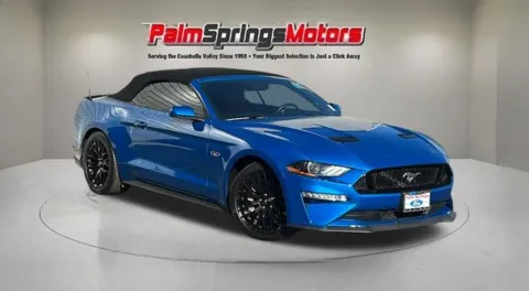 Blue 2020 Ford Mustang GT Premium for sale in Indio, CA