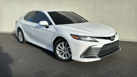 White 2023 Toyota Camry LE for sale in Indio, CA