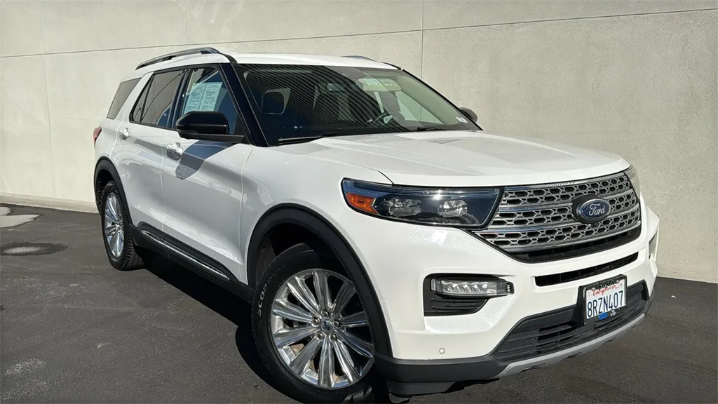 White 2020 Ford Explorer Limited for sale in Indio, CA