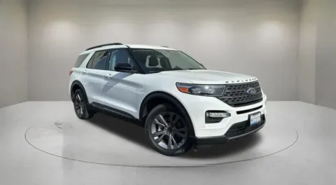 White 2023 Ford Explorer XLT for sale in Indio, CA