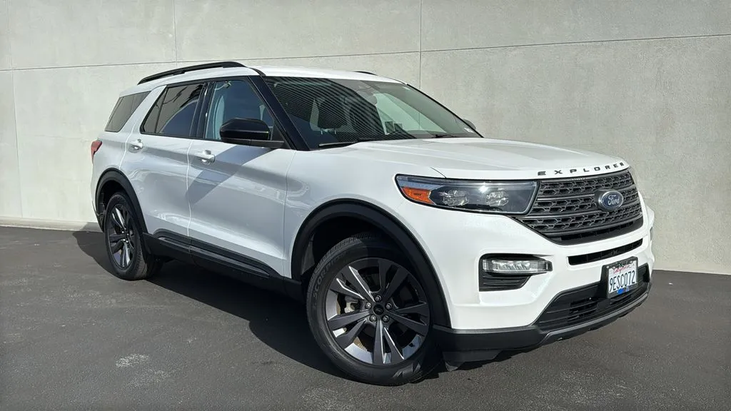 White 2023 Ford Explorer XLT for sale in Indio, CA