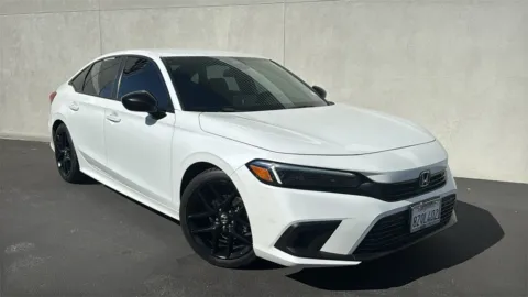 White 2022 Honda Civic Sport for sale in Indio, CA