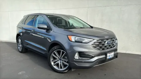 Gray 2022 Ford Edge Titanium for sale in Indio, CA