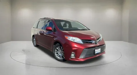 Red 2020 Toyota Sienna XLE for sale in Indio, CA
