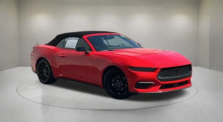 Red 2025 Ford Mustang EcoBoost Premium for sale in Indio, CA