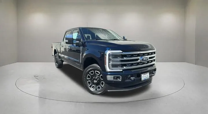 Blue 2024 Ford F-250SD Platinum for sale in Indio, CA