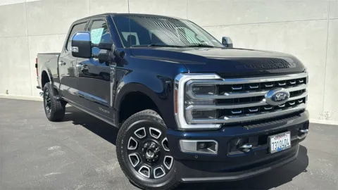 Blue 2024 Ford F-250SD Platinum for sale in Indio, CA