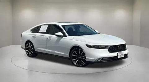 White 2025 Honda Accord Hybrid Touring for sale in Indio, CA