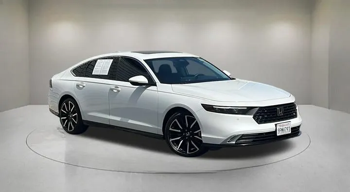 White 2025 Honda Accord Hybrid Touring for sale in Indio, CA