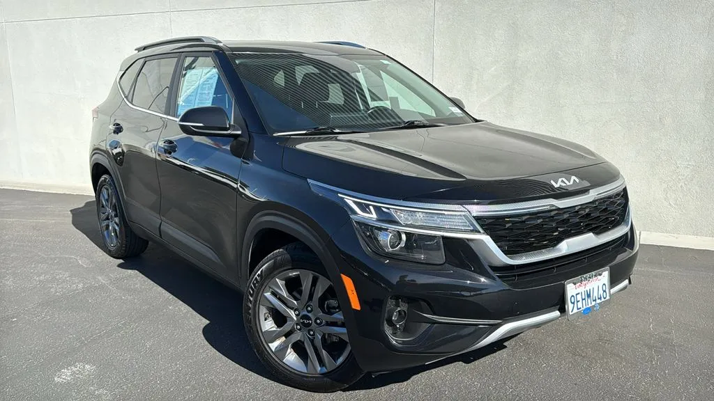 Black 2023 Kia Seltos S for sale in Indio, CA