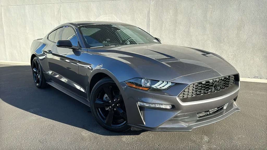 Gray 2023 Ford Mustang EcoBoost for sale in Indio, CA