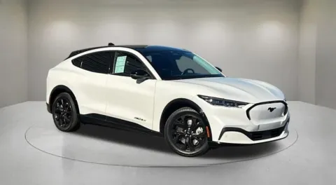 White 2023 Ford Mustang Mach-E Premium for sale in Indio, CA