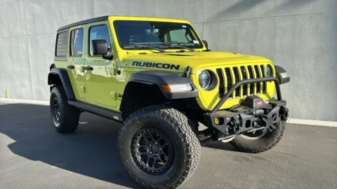 Yellow 2023 Jeep Wrangler Rubicon for sale in Indio, CA