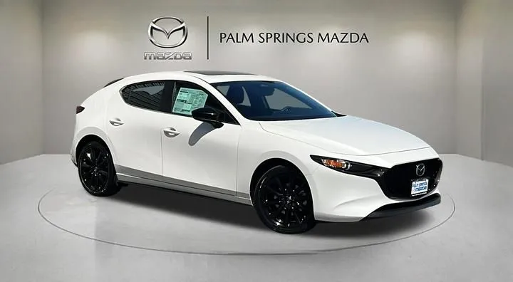 White 2026 Mazda Mazda3 2.5 S Carbon Edition for sale in Indio, CA