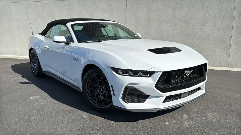 White 2024 Ford Mustang GT Premium for sale in Indio, CA