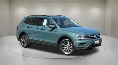 Blue 2020 Volkswagen Tiguan 2.0T SE for sale in Indio, CA