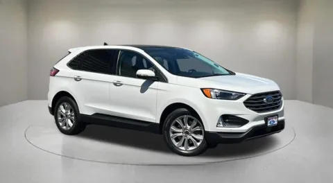 White 2023 Ford Edge Titanium for sale in Indio, CA
