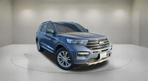 Blue 2021 Ford Explorer XLT for sale in Indio, CA