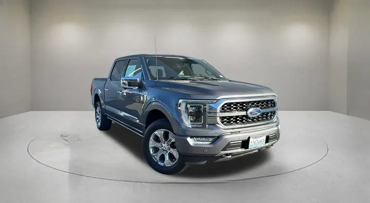 Gray 2021 Ford F-150 Platinum for sale in Indio, CA