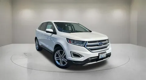 White 2016 Ford Edge Titanium for sale in Indio, CA